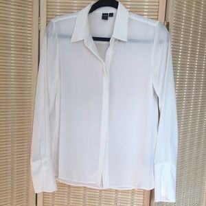 Simons (French-Canadian Brand) White blouse/dress shirt Size Small